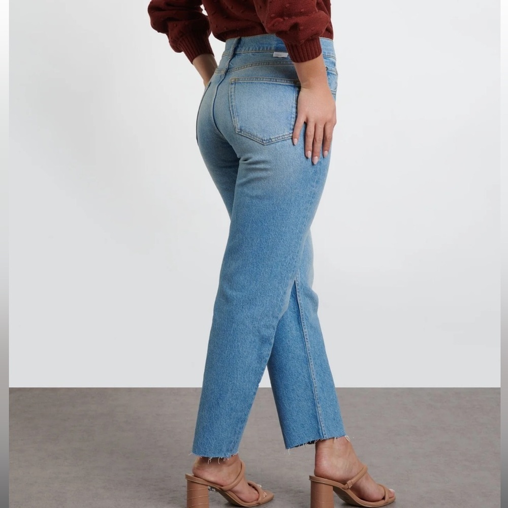 Boyish The Tommy Stretch High Rise Straight Jeans In Eternal Sunshine Size 27 - Picture 3 of 10
